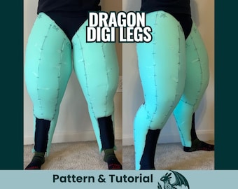Hollow Foam Dragon Digi Leg Pattern