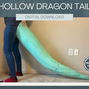 Hollow Foam Dragon Tail Pattern