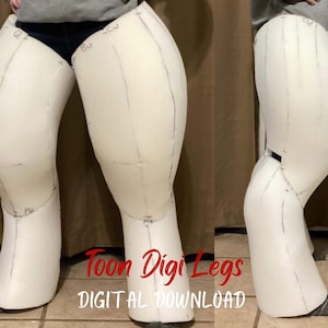 Hollow Foam Digitigrade Leg Pattern