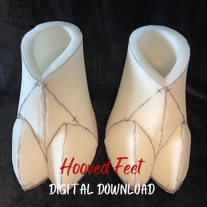 Hollow Foam Foot Hoof Pattern