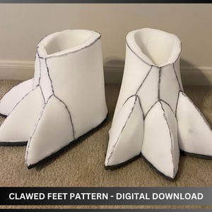 Foam Clawed Feet Pattern