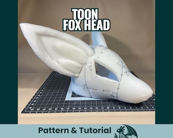 Toon Fox Head Foam Pattern