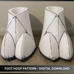Foam Foot Hoof Pattern