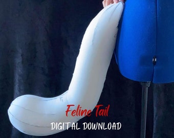 Hollow Foam Feline Tail Pattern