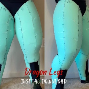 Hollow Foam Dragon Leg Pattern