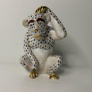 Herend Monkey - Etsy