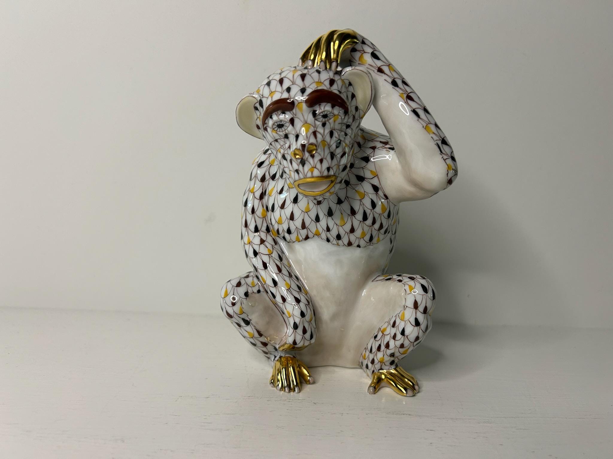 Herend Monkey - Etsy
