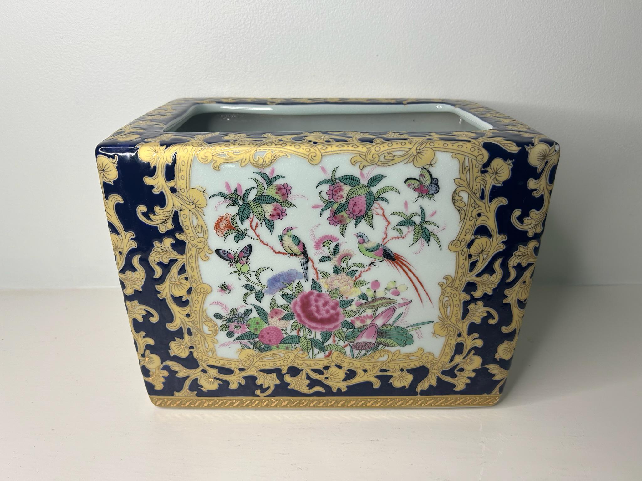 Large Vintage Chinese Planter - Etsy