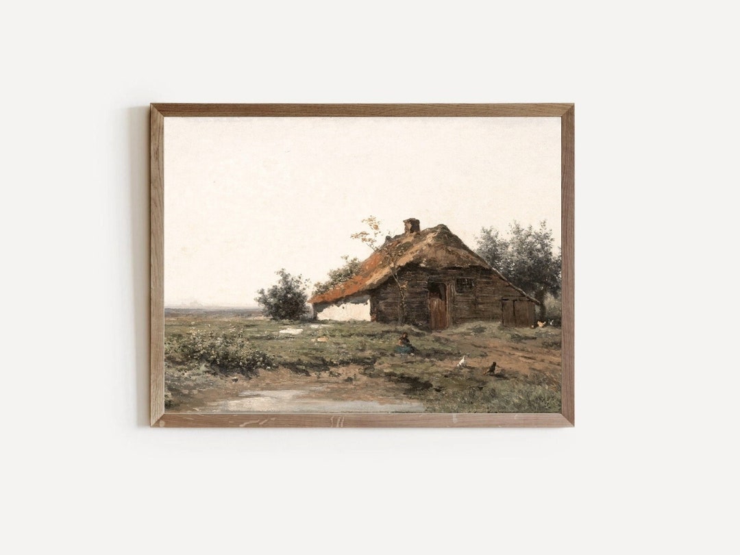 Vintage Cottage Farmhouse Wall Art Vintage Muted Printable Art