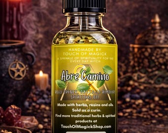 Olio di Abre Camino (Erba Apri-Strade) / 28 g / Fatto a mano / Strumenti per Incantesimi