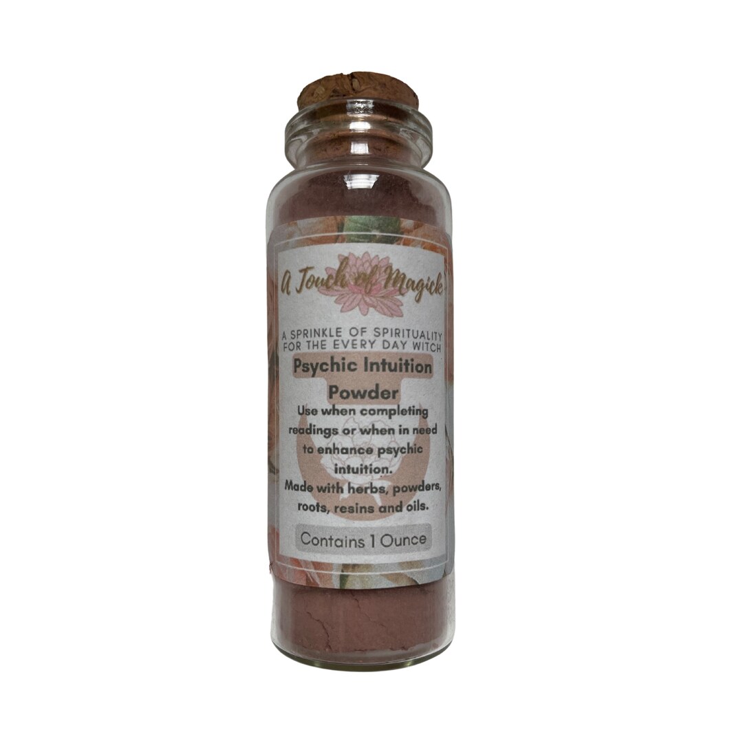 Gypsy Psychic Intuition Powder - 1 OZ Used During Spiritual Work to ...