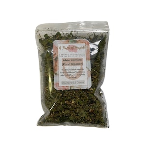 Hierbas secas en diferentes tamaños para uso espiritual, hechizos, magia, wicca, paganismo, santería, hoodoo y vudú: crea tu propio kit de inicio.