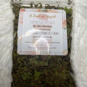 No Me Olvides | Forget-Me-Not | Dried Herb | Duranta Erecta | Used in Love, Attraction & Domination Spells | 0.25 or 0.5 Ounce Dried Herb
