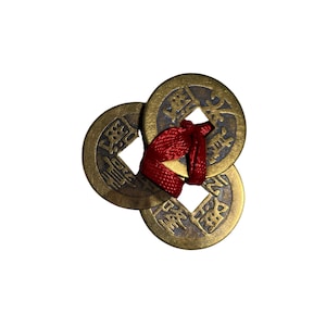 Chińskie monety magnes bogactwa - amulet na szczęście, pomyślność, bogactwo i pieniądze