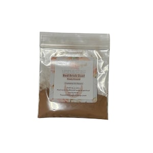 Red Brick Dust | Hoodoo Reddening Powder | 0.5 Ounces | Traditional Ingredient | Hoodoo | Spell & Ritual Supplies