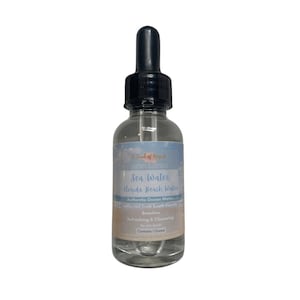 Eau de mer | Eau de mer | Eau de plage | 1 once | Utilisé pour la guérison, le nettoyage et le rajeunissement | Yemaya | Santéria | Hoodoo | Vaudou | Sorcière