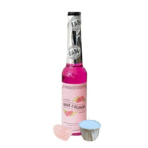 Rose Spiritual Cologne Bundle with Cascarilla & Rose Quartz  | 7.5 Ounces | Used for Spirit Work and Cleansing of the Home or Business