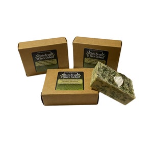 May include: Three brown cardboard boxes with the text "Mata Brujo 21 Herb Cleanse" printed on the front. One box is open and a bar of green and white soap is visible.