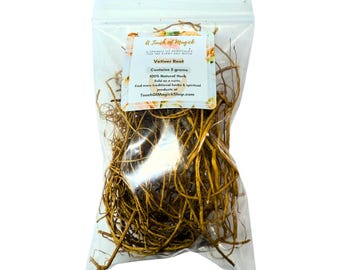 Vetiver Root | 5 Grams | Traditional Herbs | Hoodoo | Santeria | Witchcraft | Spell & Ritual Supplies