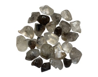 Herkimer Diamond Tumbled Stones | Premium Direct from Mine | Spiritual Growth, Development, Intuition & Grounding | Psychic Abilities |