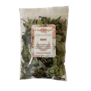 Alamo Dried Herb | Ficus Religiosa | Bodhi Tree | Powerful Herb used for Protection | Contains 0.5 Ounces | Santeria | Hoodoo | Voodoo