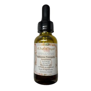 Soothing Balsam Oil | Balsamo Tranquilo | 1 Ounce | Natural Authentic | Used for Anointing | Calming Individuals & Situations | Santeria