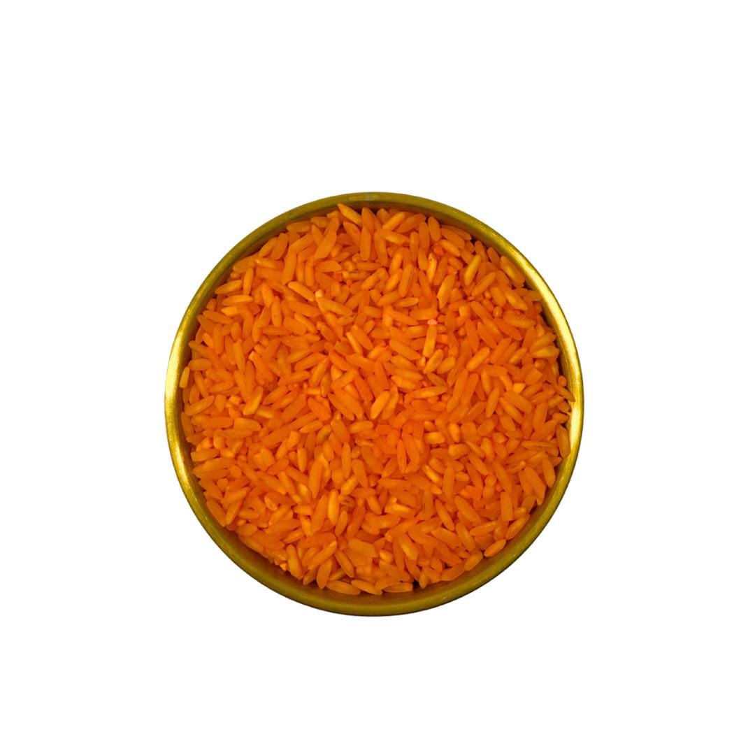 Orange Pack Rice Orange Ritual Rice | 2 Ounces | Ingredient for Charm Bags, Rituals, and ...