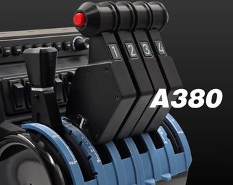 A380 PRO Throttle Detent Set for Honeycomb Bravo, Flight Simulator