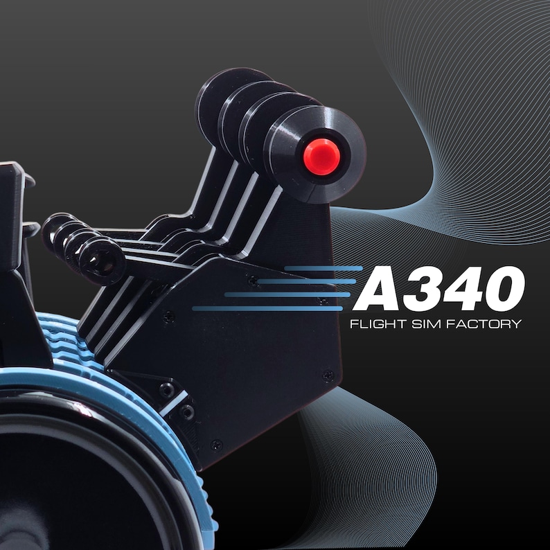 NEW!!! A340 PRO Throttle Detent Set for Honeycomb Bravo, Flight Simulator