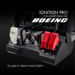 Ignition PRO Fuel Cutoff Panel for Boeing 737, 757, 767, 777, 787 Flight Simulator