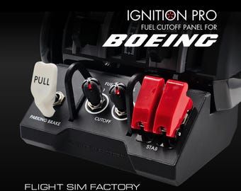 Panel de corte de combustible Ignition PRO para simuladores de vuelo Boeing 737, 757, 767, 777 y 787
