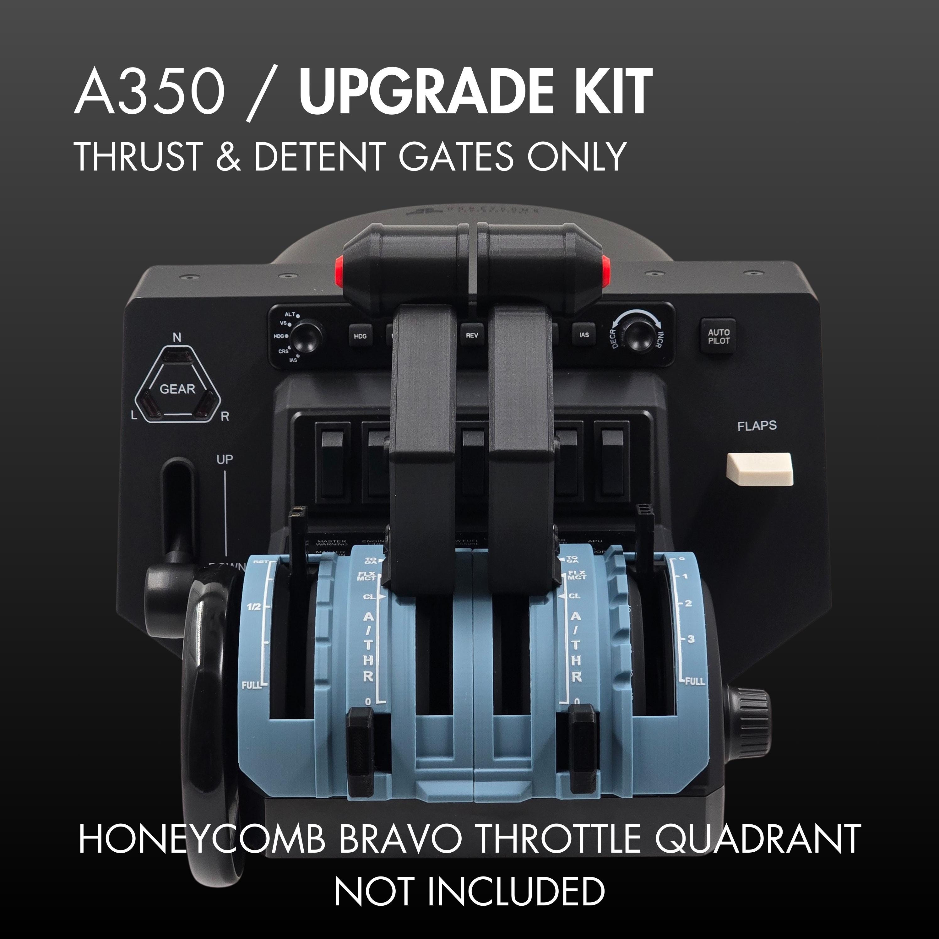 ブラボースロットルクアドラントフライトシミュレーター コントローラエアバスセット Honeycomb Aeronautical BRAVO THROTTLE QUADRANT Airbus&#8482
