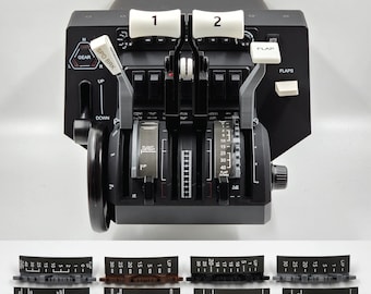 7X7 PRO V2 Throttle Set for Honeycomb Bravo, Flight Simulator