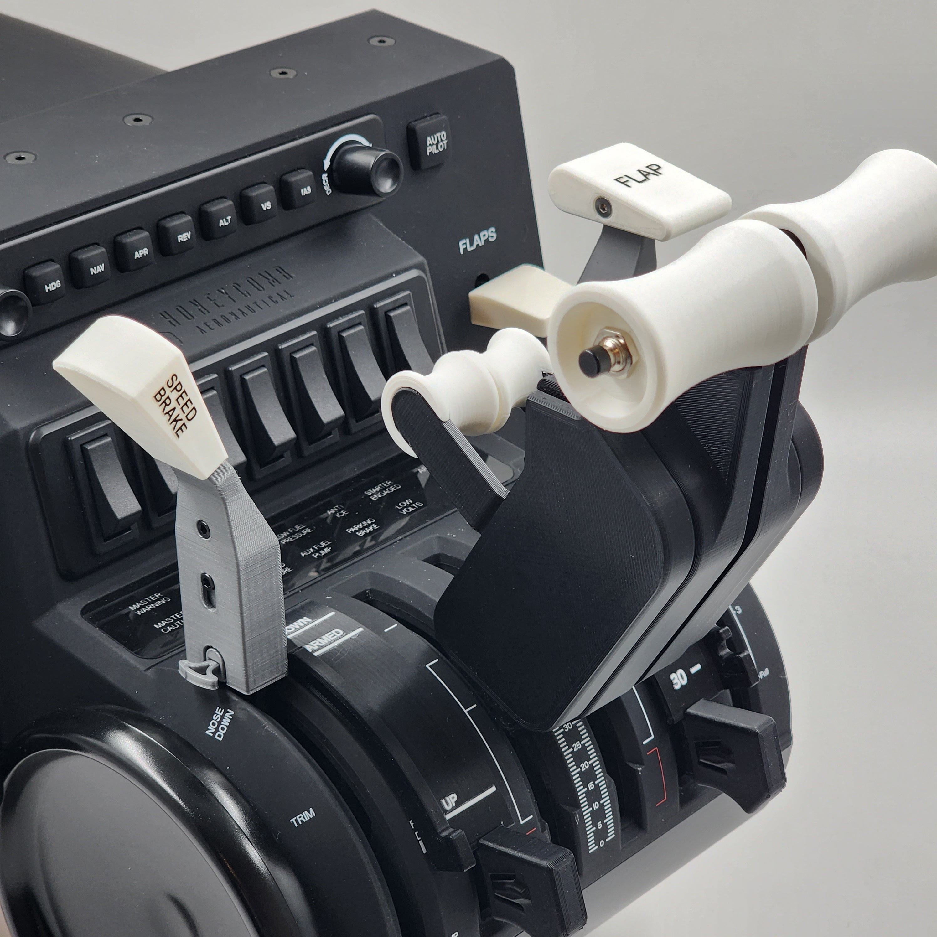 787 PRO V3 Full Electronic Thrust Lever Set, for Honeycomb Bravo