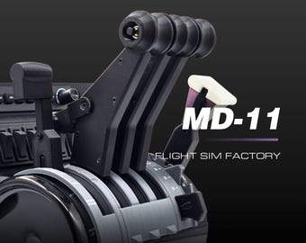 MD-11 PRO Throttle Set for Honeycomb Bravo, Flight Simulator