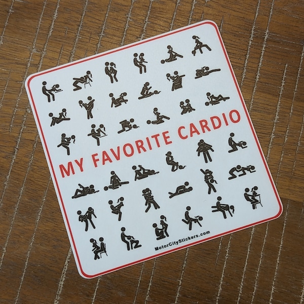 My Favorite Cardio Sticker