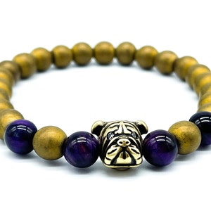 Que Dog Bracelet for Anniversary and Probate, Omega Psi Phi Mens Bracelet, Dog Bracelet