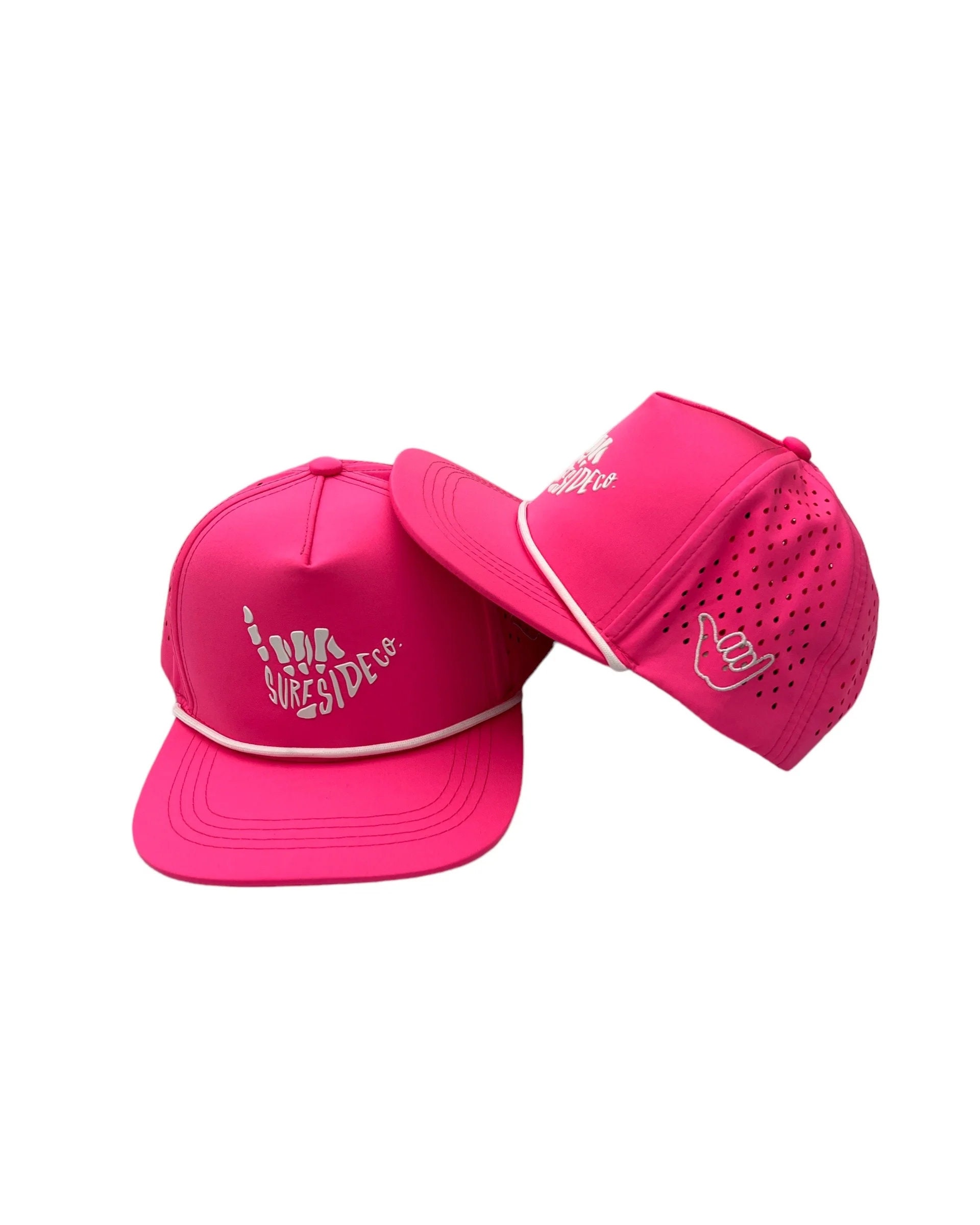 Neon Pink Hydro Surf Snapback, Children Snapback, Children Water Hat, Toddler Water Hat, Sun Hat