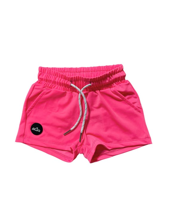 Neon Pink Hybrid Swim Trunks, Boy Swim Trunks, Boy Boardshort, Baby Swim,  Toddler Swim, Boy Swim, Baby Swim, Children Swimwear, Beach Short