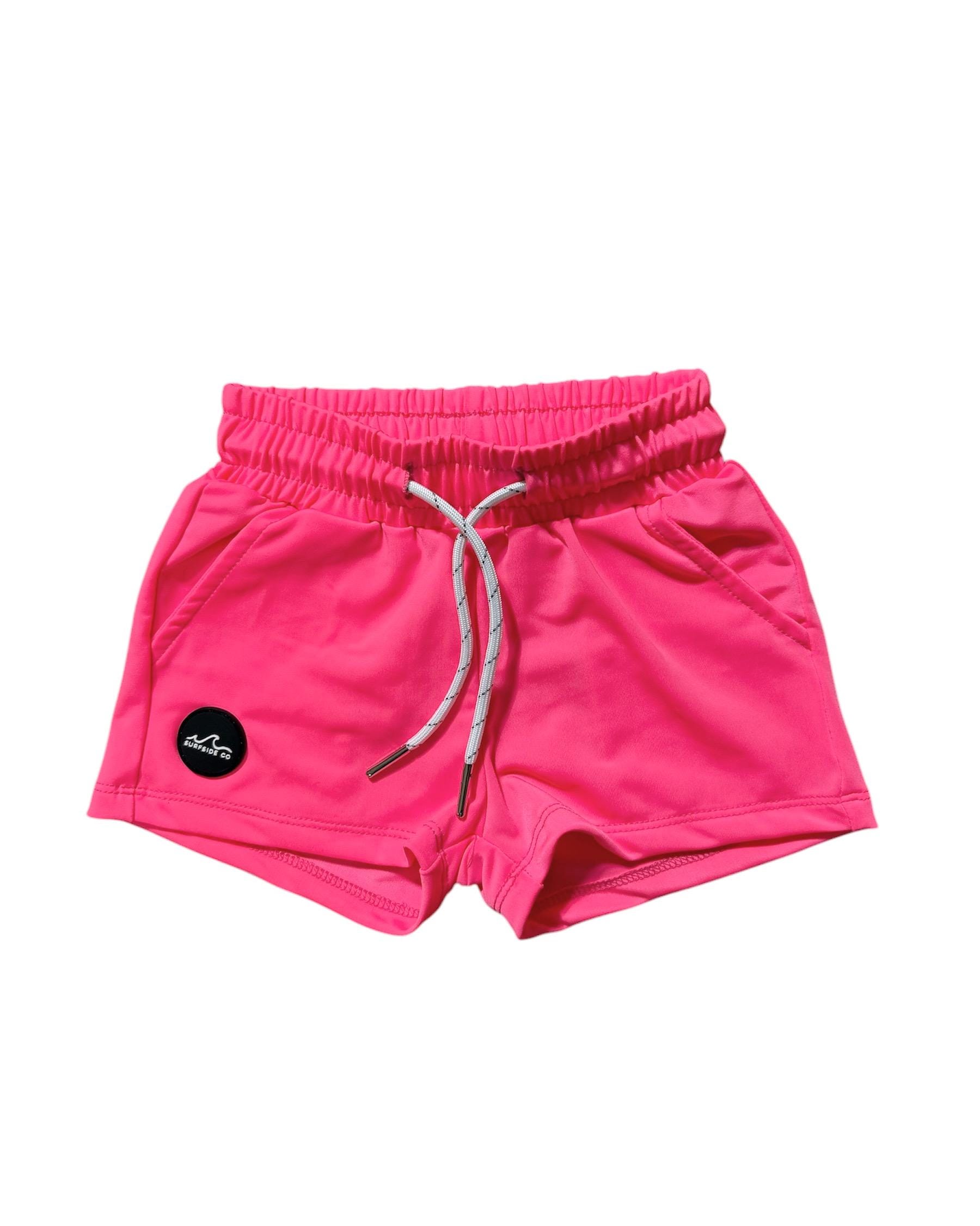 soor ploom Swim Bottom，pink 12y ZX Sport Wmns Sz Large Swim Bottoms Pink /White band UPF 30