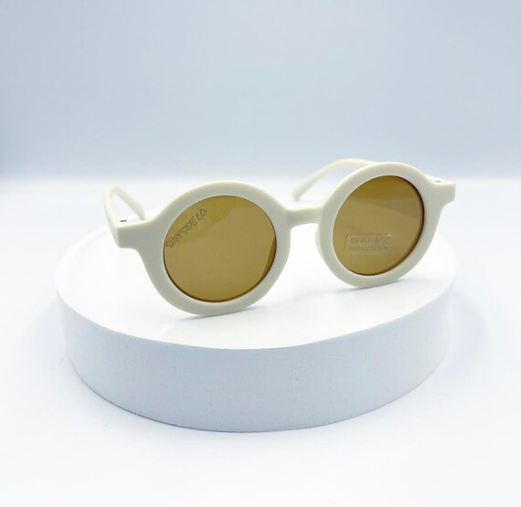 Baby Sunnies, Baby Sunglasses, Sunglasses, Children Sunglasses, Children  Sunnies, Children Sunglass, Baby Sunglass-- Round (Tan)