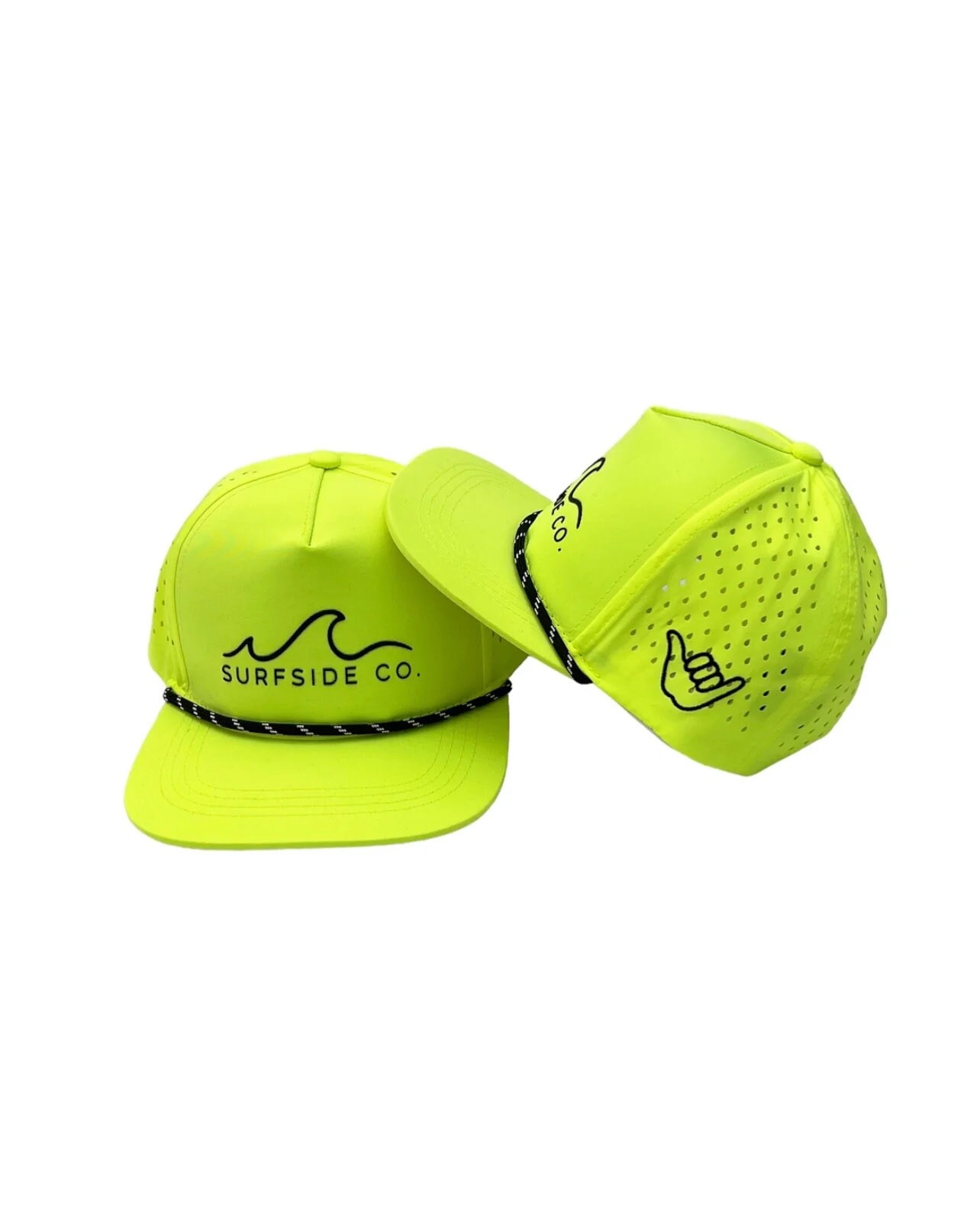 Casquette Camionneur Vintage AD-VISOR - Jaune Fluo/blanc, OSFA - Années 80/90