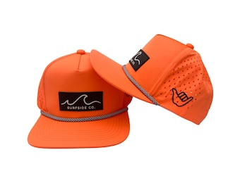 NEW! Neon Orange Hydro Surf Snapback, Children Snapback, Children Water Hat, Toddler Water Hat, Sun Hat