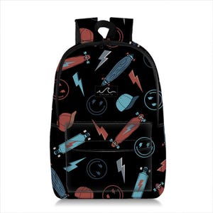 Skater, BACK TO SCHOOL, Backpack, Lunch Bag, Full Size Backpacks, School, School Bag