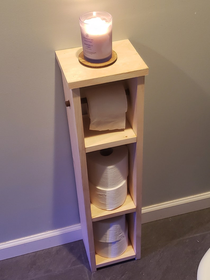 Toilet Paper Storage Stand Etsy