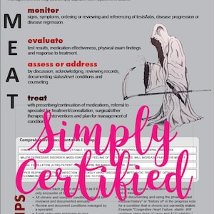 HCC CODING MEAT Reference - Simply Certified Grim Digital Download