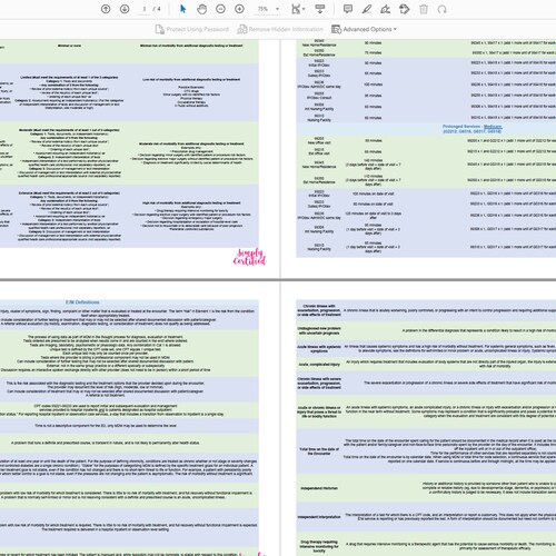 Simply E&M 2023 Complete Evaluation and Management Coding Tool Etsy