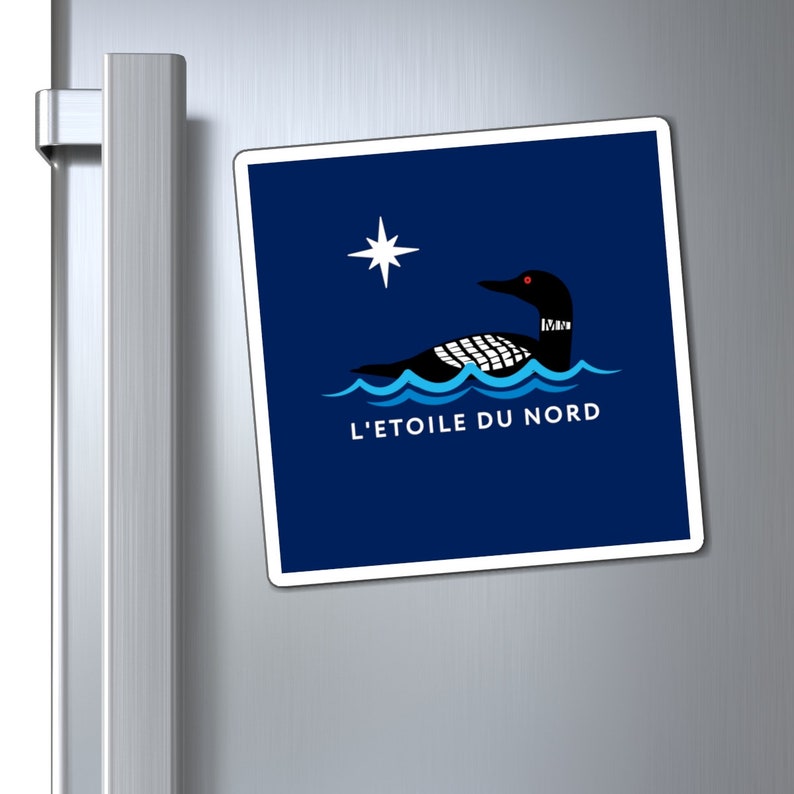 Minnesota Loon Magnet | L'etoile du Nord, Star of the North image 6