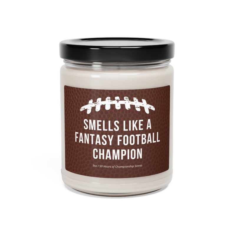 Fantasy Football Champion Candle | Funny Gift, Soy Wax image 6