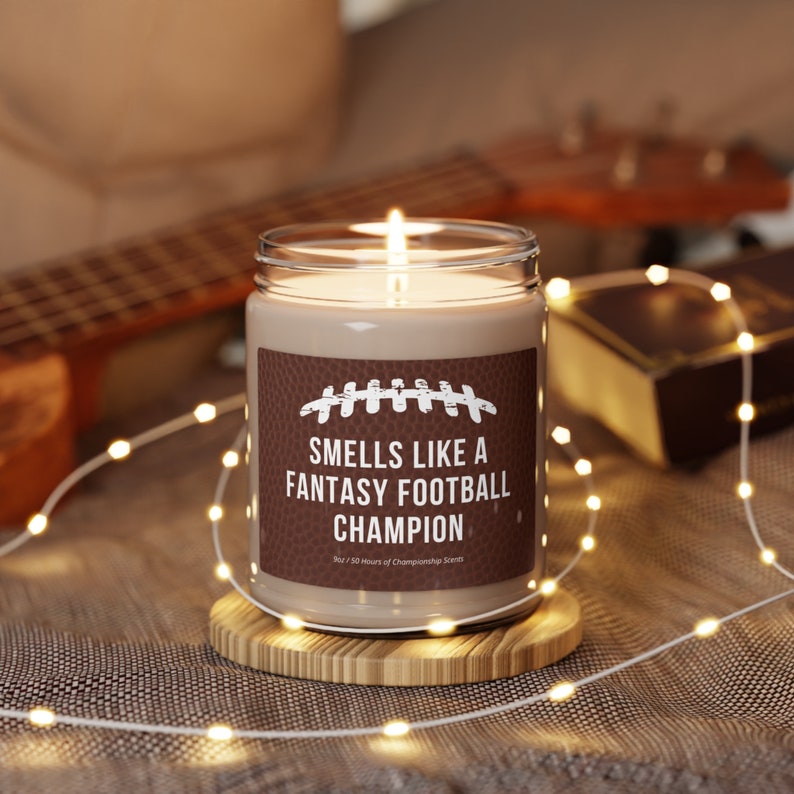Fantasy Football Champion Candle | Funny Gift, Soy Wax image 8
